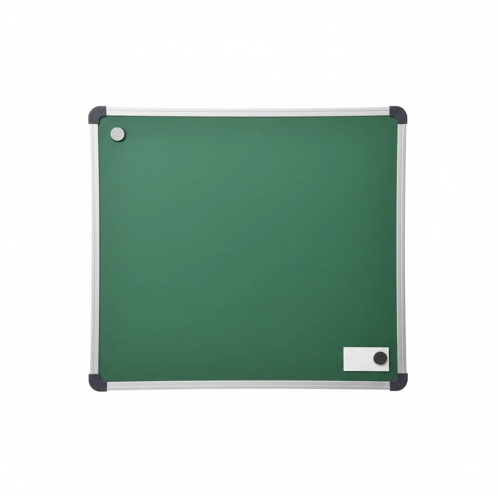 Standard Magnetic Green Board - Magnetic green chalk board with coated steel surface.